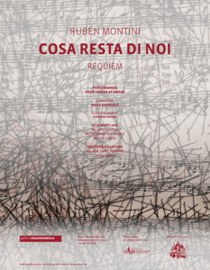 Ruben Montini, Ricamare una musica già tanto ricamata – Europa (detail), 2015. Courtesy the artist and Galleria Massimodeluca