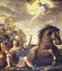 La conversion de Paul, peinture dans l'Oratoire du Louvre