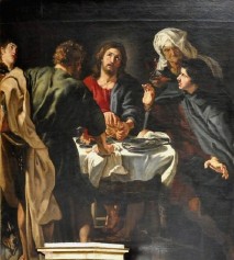 Rubens, les disciples d'Emmaüs, Église Saint-Eustache, Paris 1er