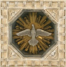 Colombe symbolisant l'Esprit Saint, au centre de l'Oratoire du Louvre - Photo Pascal Deloche © GODONG