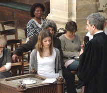 baptême d'adulte dans l'Oratoire