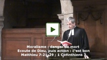 vidéo de prédication à l'Oratoire du Louvre à Paris