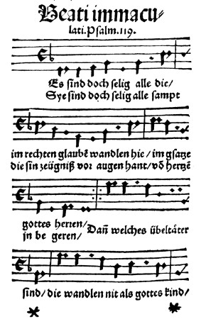 Psaume 119 édition strasbourgeoise 1525