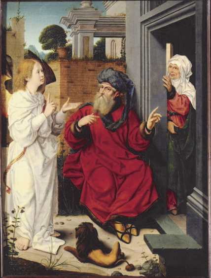 Provost : Abraham, Sarahet l'ange (Musée du Louvre)