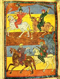 Beatus de Silos - Les quatre cavaliers de l'apocalypse