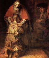 « Le retour du fils prodigue »  Tableau de Rembrandt 