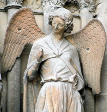 L'ange souriant de la cathédrale de Reims