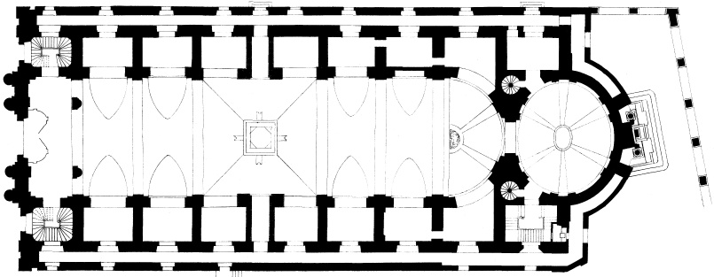 plan de l'Oratoire du Louvre