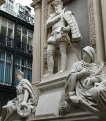 La statue de Gaspard de Coligny, 160 rue de Rivoli